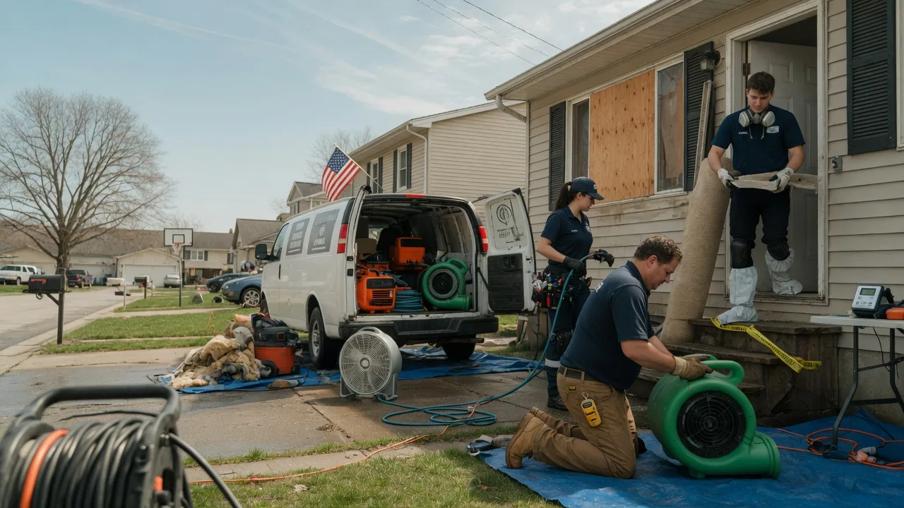 Water Damage Restoration in Wallpack Center, NJ near me
